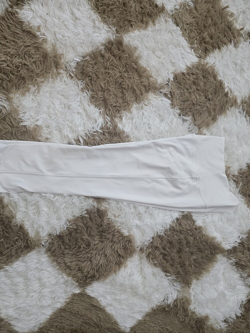 Lululemon White High Rise Straight Leg Yoga Pants Leggings Size 4